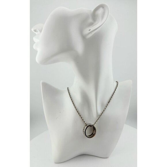 Dolce and Gabanna Cut Out DG Ring with Necklace - Picture 9 of 14